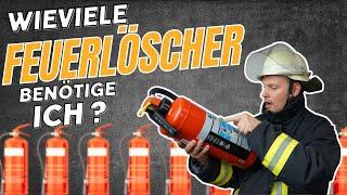 Wieviele Feuerlöscher benötige ich? #Brandschutzdozenten