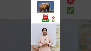 Names  of Animals in English  #english #spokenenglish  #animals #vocabulary #shorts