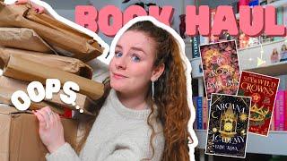 a very big BOOK HAUL  (unboxing special editions, upcoming releases and lots of fantasy)