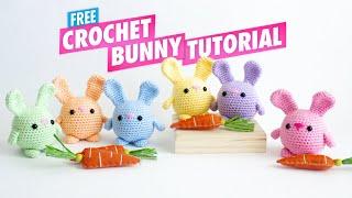 Easy Chubby Bunny Crochet Tutorial - Free Beginner Amigurumi Pattern