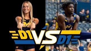 Epic College Sport Swap! D1 Track Star vs. D1 Gymnast