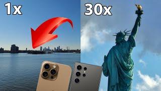 iPhone 16 Pro Max VS Samsung Galaxy S24 Ultra Zoom Test | Live Zoom | 30x Zoom