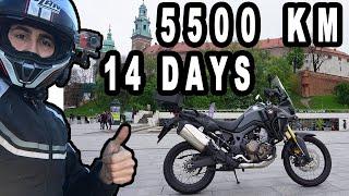 Tek Başına 5500km 14 Gün MOTOSİKLET TURU - Doğu Avrupa