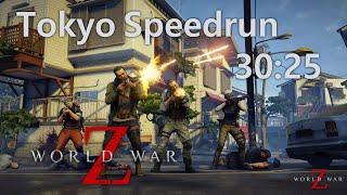 World War Z Speedrun - Tokyo 30:25.3 [2 Players Easy]