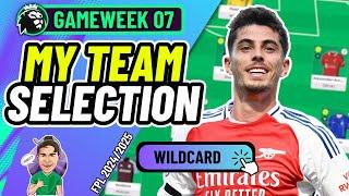 FPL GW7 | MY WILDCARD TEAM!  | Fantasy Premier League 2024/2025!