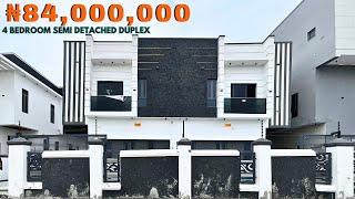 INSIDE THIS 84,000,000 MILLION NAIRA ($112,000) 4 BEDROOM SEMIDETACHED DUPLEX IN AJAH, LAGOS NIGERIA