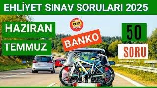 Ehliyet Sınav Soruları 2025 | Haziran, Temmuz Çıkmış Ehliyet Sorularını Çöz