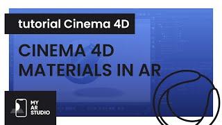 Cinema 4D materials in web 3D and Augmented Reality