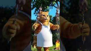 Today's recipe: Barbecue rats #recipes #cutecat #ai