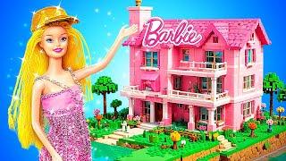 Maison Lego pour ma poupée ! Astuces de dessin et d'art  Bricolages pour ma Barbie riche par 123 GO