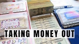 CASH UNSTUFFING | END OF THE MONTH PROCESS | CONSOLIDATING BILLS | JORDAN BUDGETS