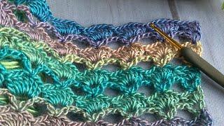 Legendary!  New Crochet Knitting Pattern with Colored Yarn