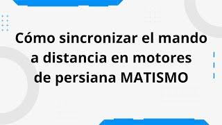 Como sincronizar el mando a distancia