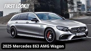 2025 Mercedes E63 AMG Estate Wagon New-generation Reveal - FIRST LOOK!