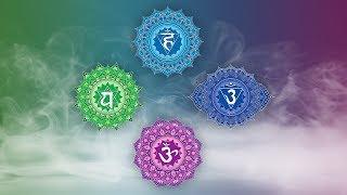 HIGHER CHAKRAS HEALING & CLEANSING SOUND BATH 》Heart, Throat, Third Eye & Crown Chakra Music