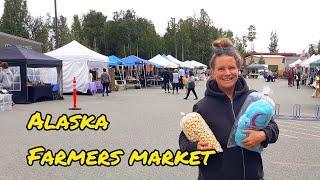 Willow ALASKA Farmers Market- shop with me!