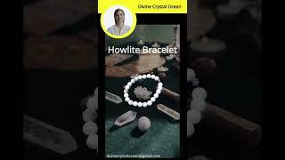 100 %Natural Howlite Bracelet ll Howlite Bracelet Benefits With Premium Quality