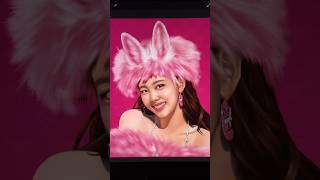 Drawing BUNNY NAYEON| #shorts #Twice #TwiceJapan #harehare #digitalart #fanart #digitalfanart #once