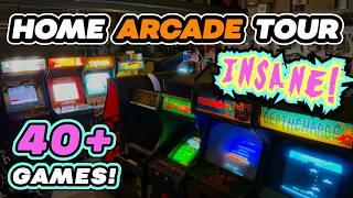 Home Arcade Tour  40+ Classic Games!  Vintage Coin-Op Machines '77-'94 🪙 Episode #100 Spectacular!