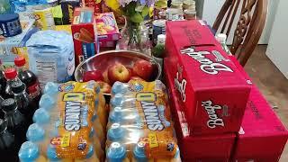 A large grocery haul Addicted to grocery shopping because my Mama makes me do it!!!