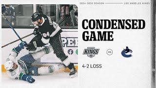 LA Kings fall to the Vancouver Canucks by a Score of 4-2 in Los Angeles | 11.07.24