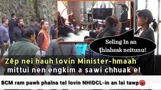 Minister hmaah mittui nen Seling inṭhiahsak neitunu-in engkim a sawi chhuak e! Thilthlen dan chu!