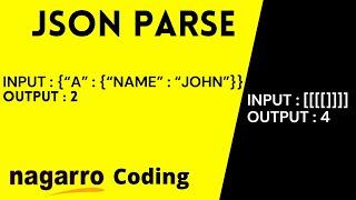 JSON Parse and Stringify Coding Solution | #Nagarro #InputOutputCampus