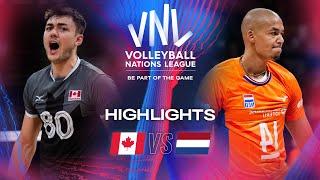  CAN vs.  NED - Highlights | Week 3 | Men's VNL 2024