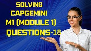 Capgemini M1 Coding Questions -18(Coupon Dunia) || Capgemini Module 1 questions with Answers