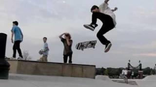 Slow motion skateboarding 6: Riley skatepark again