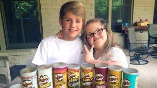 MattyBRaps vs Sarah Grace - The Pringles Challenge