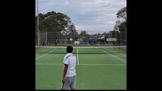 Missed easy smash of the day - More practice required #tennis #tennisfun #tennisshorts