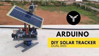 DIY - Dual Axis Solar Tracker | in tamil | Technical Tamizha