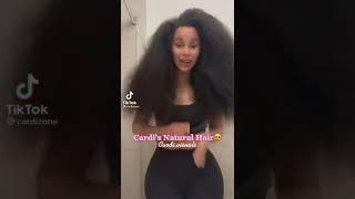 Cardi b Natural Hair 