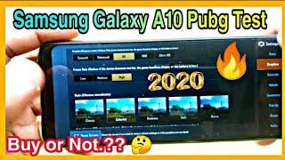 Samsung Galaxy A10 Pubg Test High Graphics Settings in 2020 || Samsung A10 Pubg test || 2020 |