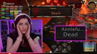 Annie DIES on Ragnaros! | First Molten Core Raid | OnlyFangs Classic Hardcore