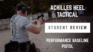 AHT STUDENT REVIEW PERFORMANCE BASELINE PISTOL