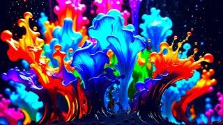 LAVA TV - Abstract Background Visuals Vivid Colors 4K (Ambient Music)