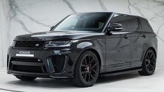 2021 Range Rover Sport 5.0 SVR Carbon Edition - Santorini Black - Walkaround & Interior & Revs [4K]