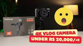 Profocus Vlog Mini kit   Budget 4K Vlogging Camera Kit Under Rs 20,000