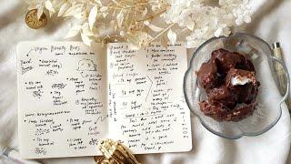 how to start a recipe journal • journal & cook with me [DIY bounty bars]