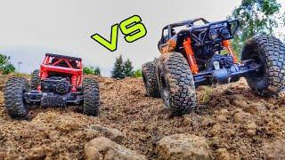 HB Rock Crawler Vs Big Foot Monster Truck - 4x4 Vs 4x4