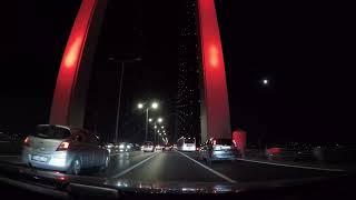 Bosphorus Bridge, İstanbul Europe Asia Kocaeli Gebze Driving, Renault Clio, Classical Music, 4K