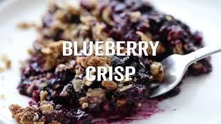 How to make a Blueberry Crisp Recipe