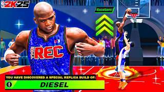 This SHAQ ONEAL “DIESEL” BUILD DOMINATES RANDOM REC ON NBA 2K25 