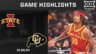 #3 Iowa State vs. Colorado Game Highlights | 2024-25 Big 12 Men’s Basketball