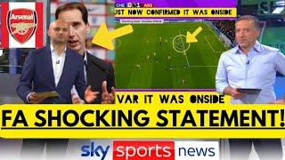 FA FINAL STATEMENT SHOCKS FOOTBALL FANS AFTER CONTROVERSIAL VAR DECISION!