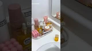 Bathroom clean up CREDITS TO #activecactus #cutepink #organization