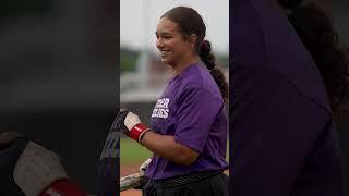 Kendyl Anderson competes in the NJCAA World Series Homerun Derby