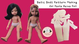 Free Paola Reina Basic Body Block Pattern Making - Draping on Dolls Learn the easiest way to drape!!